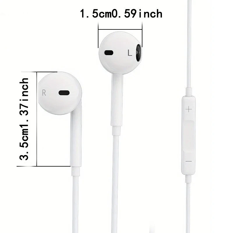 USB Type C Headphones Earphone MIC Headset For Samsung Android iPhone 15 16 17