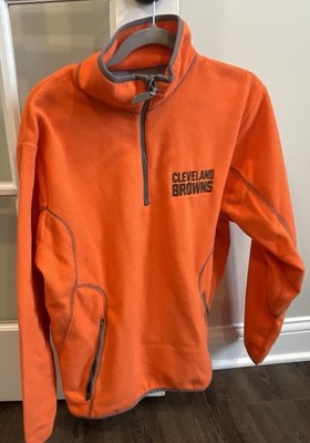 Cleveland Browns Orange Antigua Fleece - Mens Size M