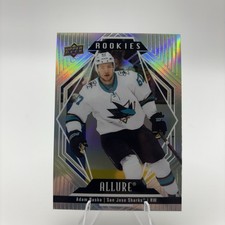 San Jose Sharks - Adam Raska - 22/23 UD Allure - Allure Rookies - #117