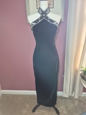 Vintage Jessica McClintock Black Velvet Formal Dress - Size 5/6