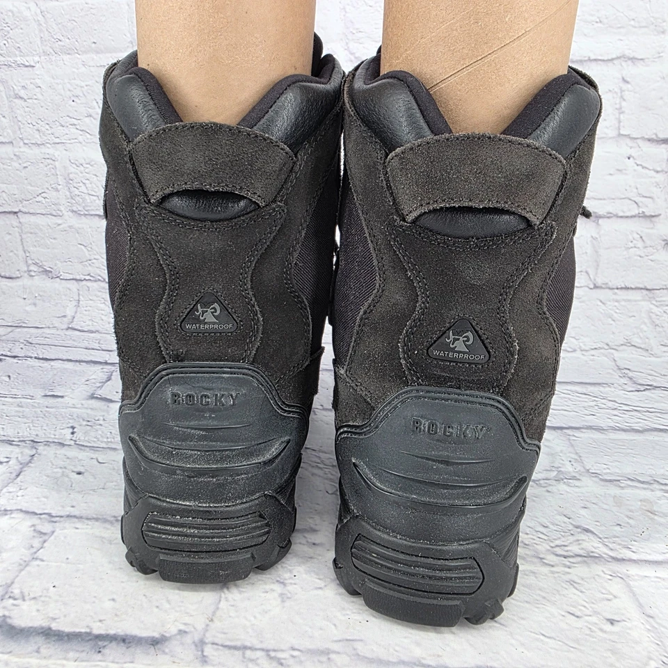 Rocky BlizzardStalker Mujer 6 Negro 1200G Thinsulate Impermeable Bota de Invierno 4465 Foto 2 de 4
