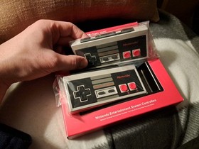 OEM Nintendo Switch Online NES Classic Controllers Two Pack Barely Used Original