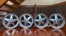 Work Equip 05 17-inch Wheels Set Of 4 Square Rim 8j And 9j-rare Work Equip 05 17-inch Wheels Set Of 4 Square Rim 8j And 9j-rare