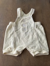 Vintage Preppy Yellow Infant Romper Size 6-9M - Rocking Horse Animals 1763