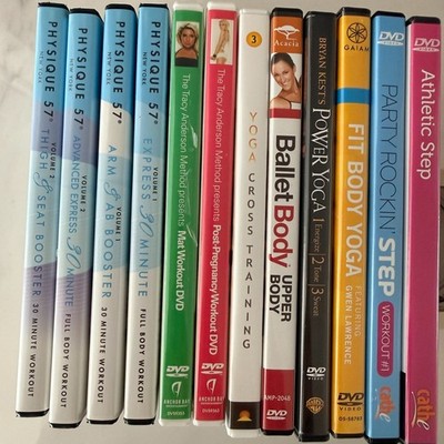 12 Yoga and Workout DVDs
