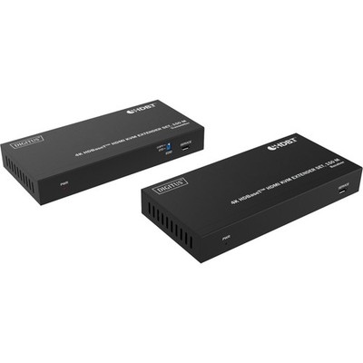 Digitus 4K HDBaseT HDMI KVM Extender Set, HDMI Verlängerung, schwarz
