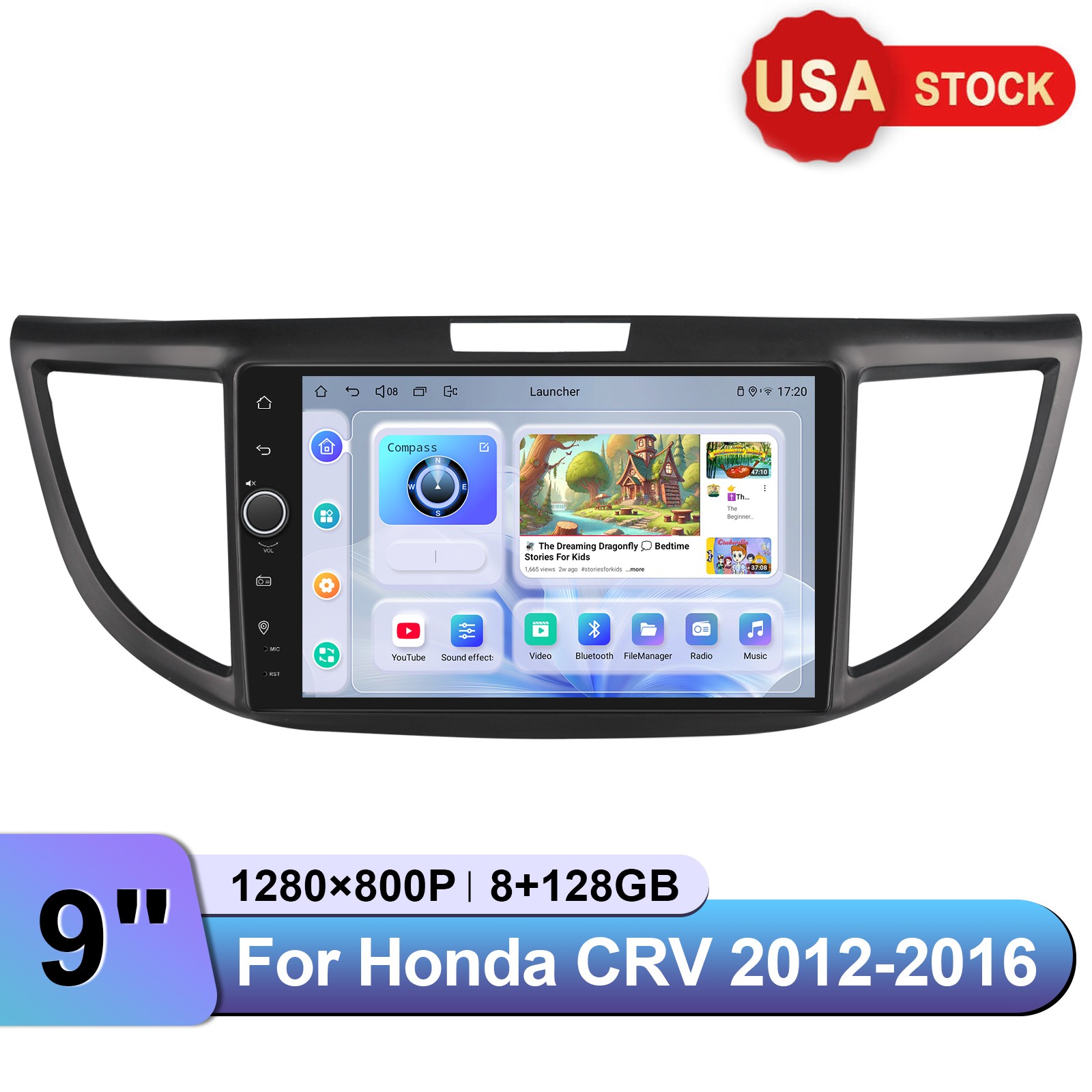 JOYING 8+128GB 10.1 inch Android Plug & Play Radio For 2013-2015 Honda Accord