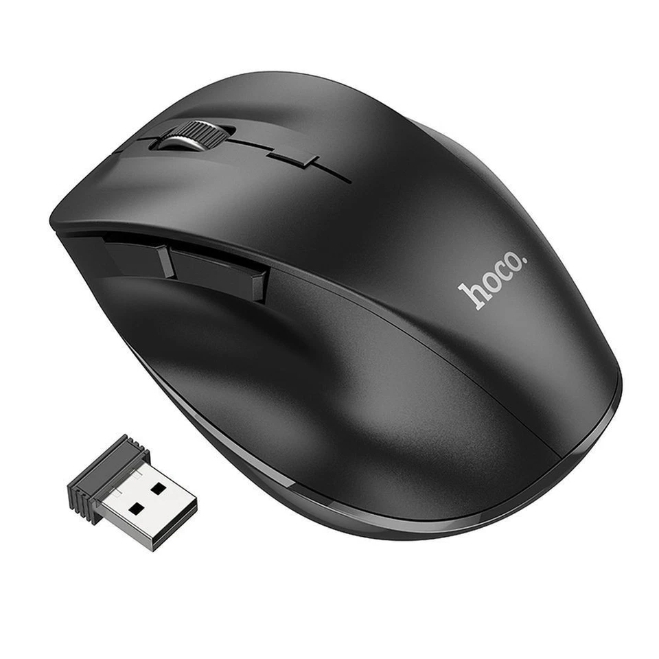 HOCO MOUSE DA UFFICIO GM24 WIRELESS 6 PULSANTI SENSORE OTTICO 2.4 G 16000 DPI