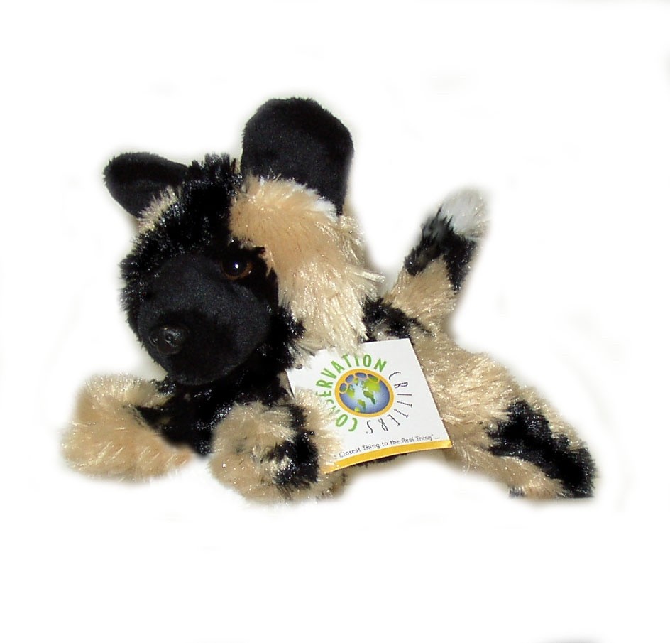 Wildlife Artists African Wild Dog Plush Toy 9