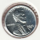 1943 WWII Lincoln Wheat Steel Penny Collectible US Collection Very Good War Coin