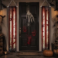 Halloween Door Banner Evil Circus Halloween Door Decorations
