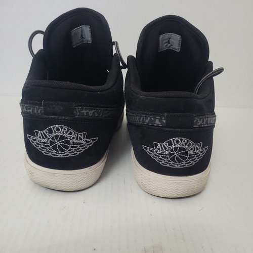 PROMO PAIR Jordan V.1 Low Retro Black/Cool Gray Men Sz 13 481177-001 BARELY WORN - Picture 5 of 8