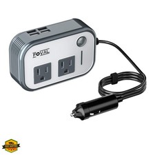 200W Car Power Inverter, 12V DC to 110V AC Car Inverte with 4 USB Ports Car O...