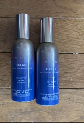 Lot Set 2 Bath & Body Works White Barn Concentrated Room Spray OCEAN 1.5 oz New