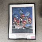 Rare 49ers Multi Signed Super Bowl Display poster  16 Montana Lott Clark 85 21