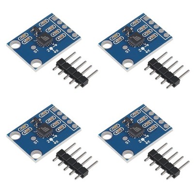 ACEIRMC 4pcs GY61 ADXL335 3axis Analog Output Accelerometer Module Angular tr...