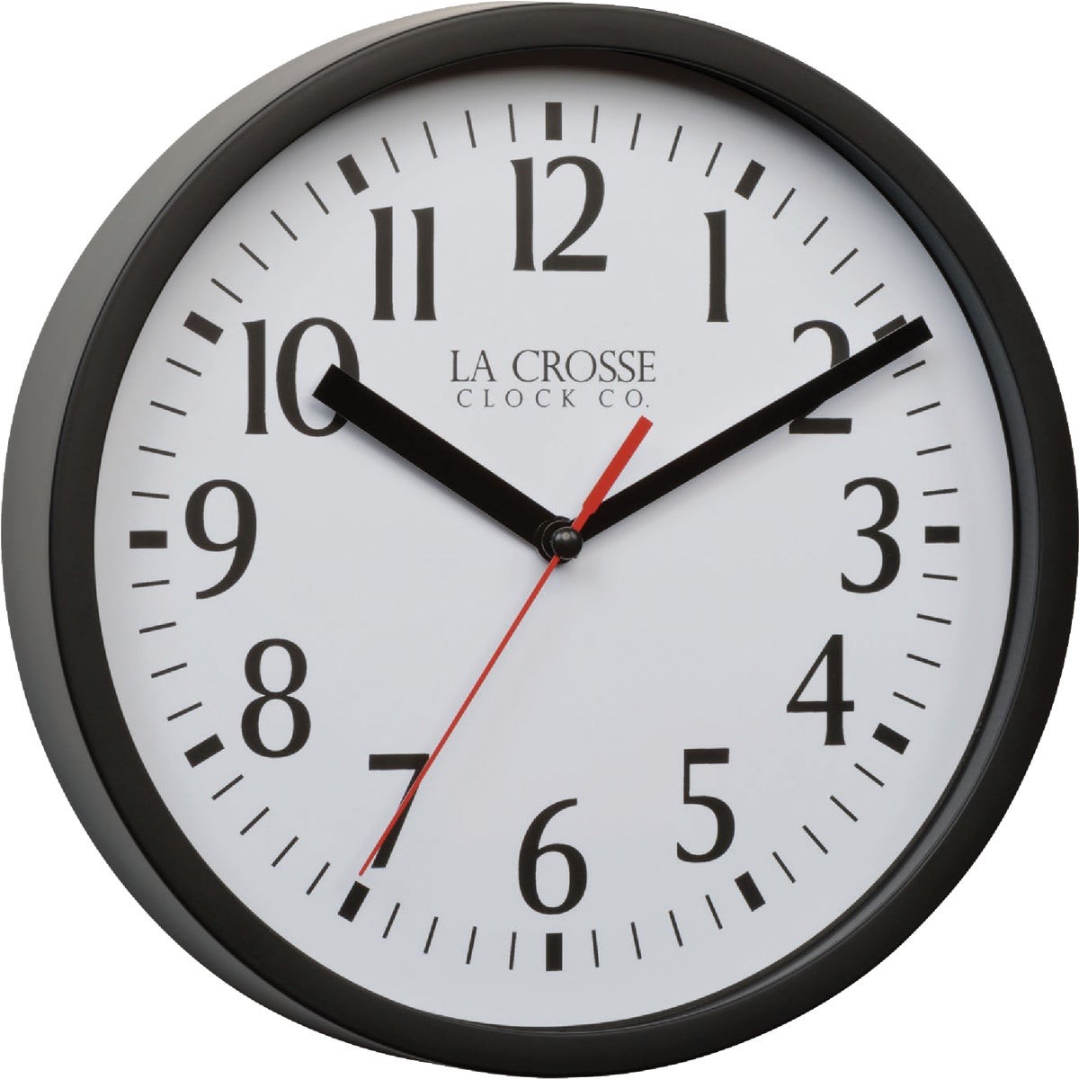 La Crosse Technology 8 In. Black Basics Analog Wall Clock 404-3020B La Crosse