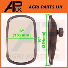 Universal Wing Mirror Head & Glass 10 x 6 Tractor Digger Lorry Truck Plant etc