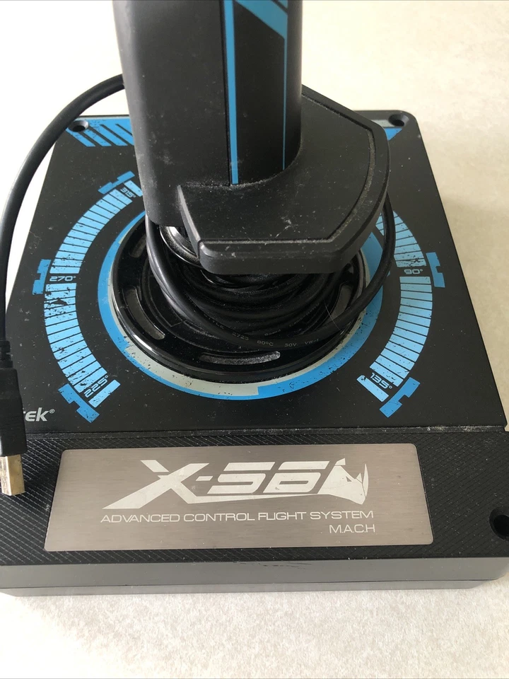 Saitek X-56 Rhino Flight H.O.T.A.S. USB PC Control Flight Stick Only Model 43221 - Image 3 of 4