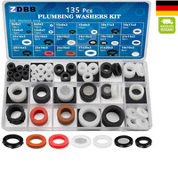 SanitäR Gummi Unterlegscheiben Set 135 StüCk Silikondichtung Sortiment