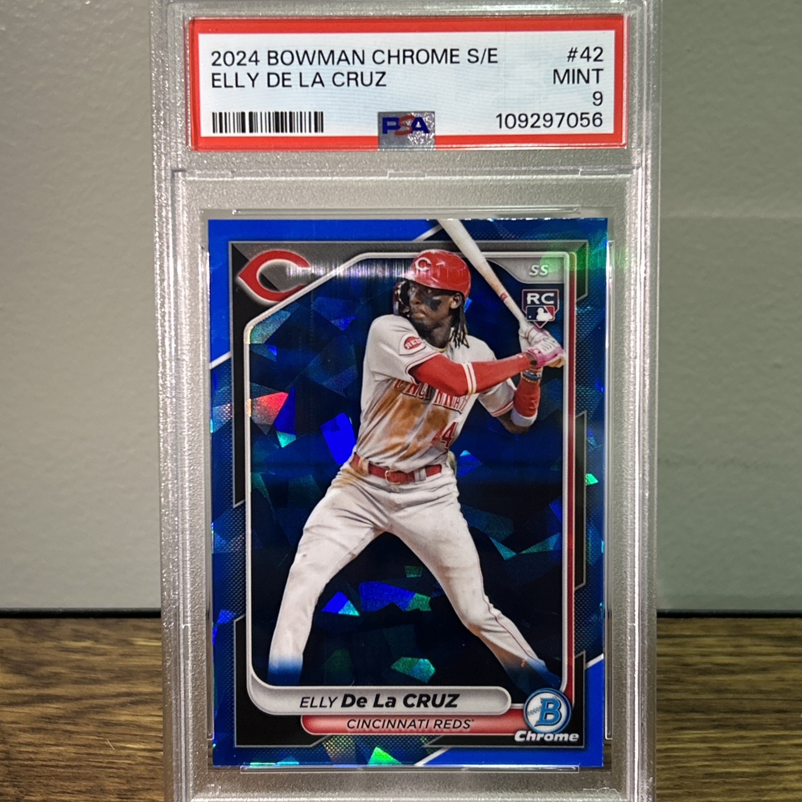 2024 Bowman Chrome Sapphire Edition #42 Elly De La Cruz Rookie PSA 9 MINT Reds🔥