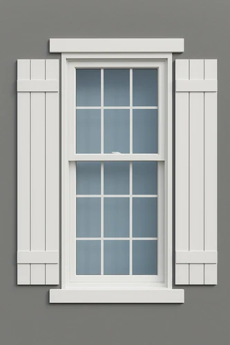 Ply Gem 11 in x 59 in Polypropylene 3-Board Board & Batten Shutters Pair - WHITE