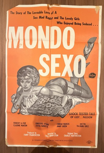 Mondo Sexo Original US Movie Poster Movies Collectible Film Art