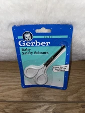 Vintage 1994 Gerber Baby Safety Scissors  #76084 NOS NEW Sealed