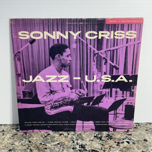 Sonny Criss – Jazz - U.S.A. - Imperial – LP-9006 - MONO 1st Pressing Flat Edge