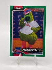 2026 Topps Series 1 Celebration Phillie Phanatic #M-19 Green 25/99 Color Match