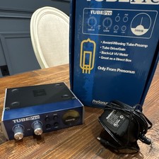 PreSonus TubePre Microphone Preamp Vacuum Tube Phantom Power XLR TRS Inputs