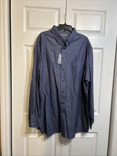NWT DANIEL CREMIEUX Signature Collection Shirt Size 2XT Long Sleeve Striped