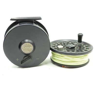 Lamson LP-3.5 Fly Fishing Reel. Made in USA. W/ Spare Spool.