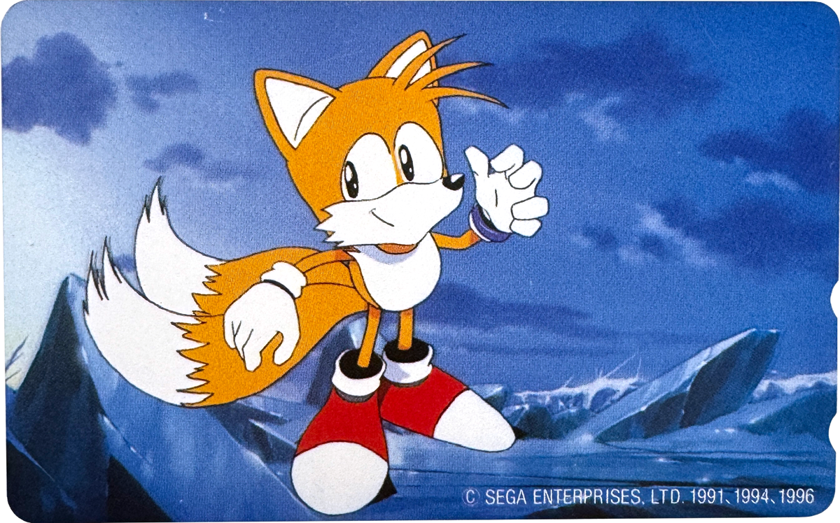 Sega Sonic The Hedgehog Tails 1996 Telephone Card Japan | eBay