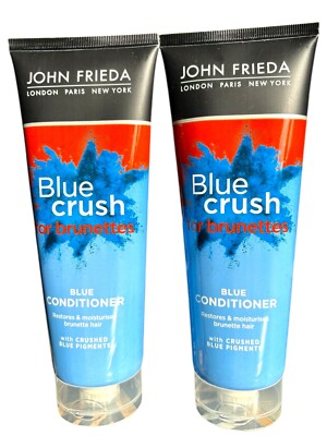 John Frieda Blue Crush Conditioner 250 ml, Toning for Brown X2