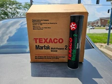 VTG Single Texaco Marfak Multi-Purpose 2 - 14.1oz Grease Tube Full