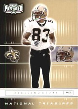 2001 Playoff Preferred National Treasures Silver #78 Albert Connell Card /400  