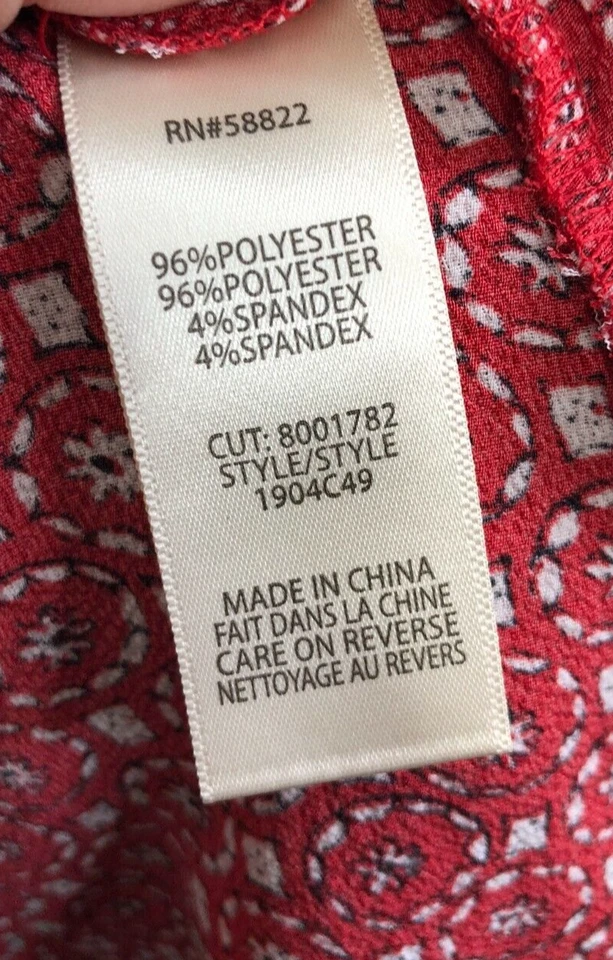 Mameluco Max Studio Para Mujer S Rojo Rayas Sin Mangas Cuello Sobrepelliz Poliéster Foto 4 de 4