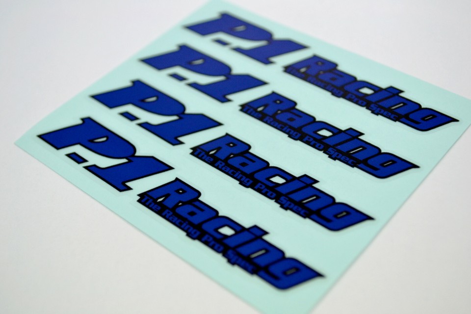 JAPAN MATERIAL BUDDY CLUB P1 RACING HIGH QUALITY REPLACEMENT DECAL ...