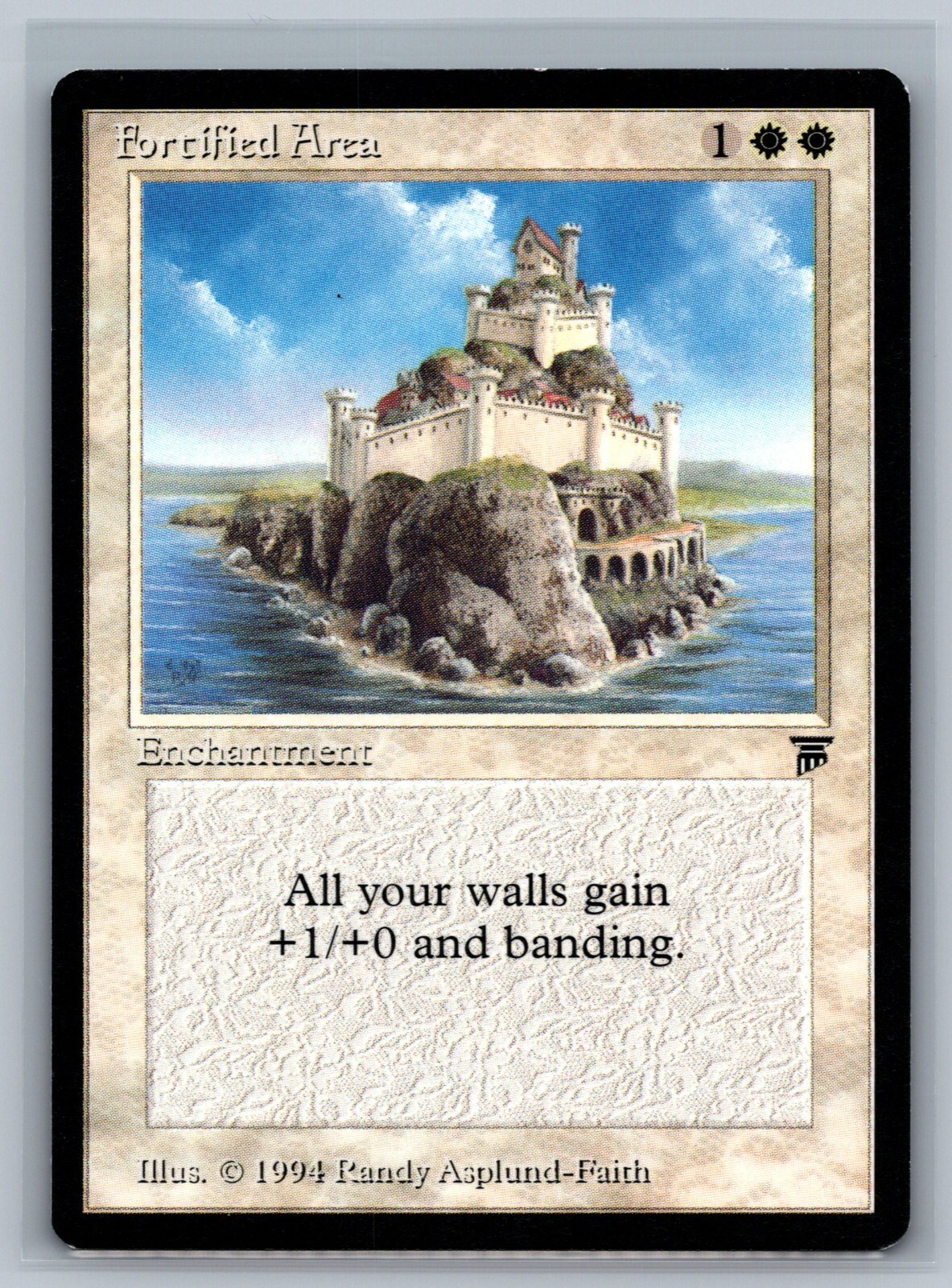 Magic The Gathering Legends Fortified Area MTG TCG CCG