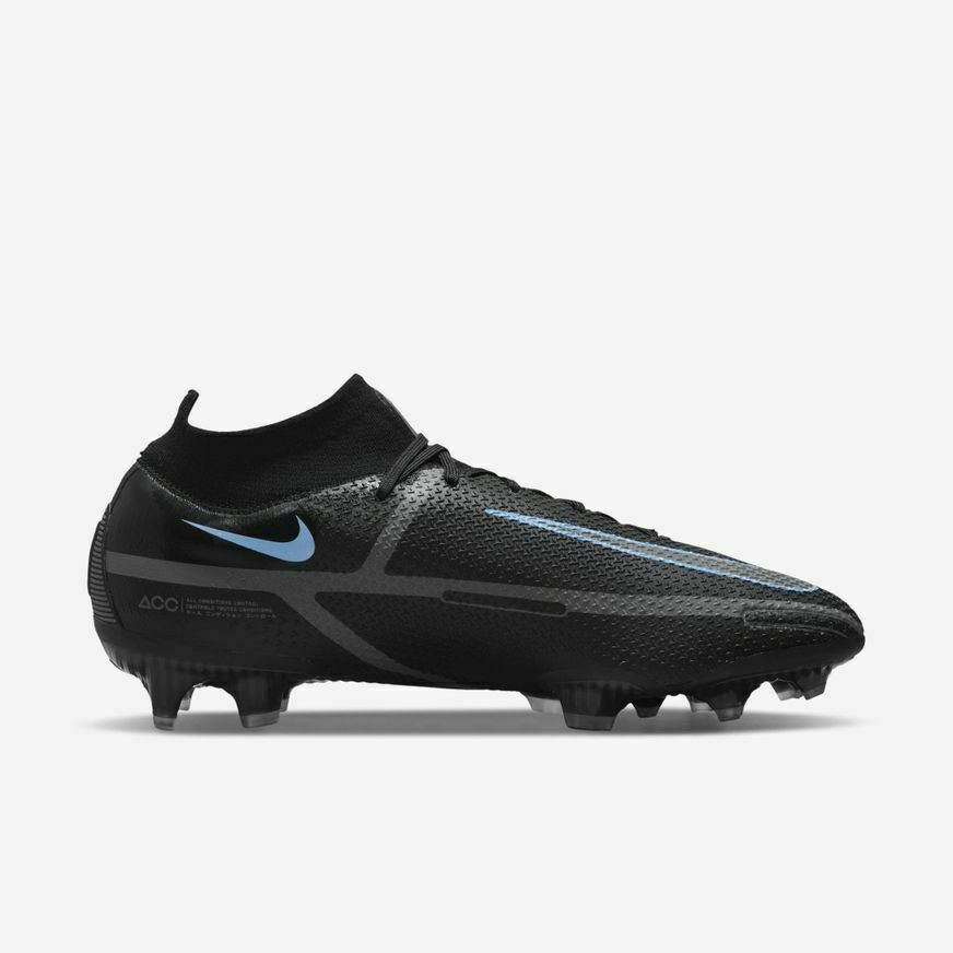 Nike Phantom GT2 Elite DF FG Men's Size 7.5 Black/Black-Iron