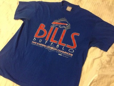 Vtg 1993 Buffalo Bills Eastern Division Champions Shirt &hellip;