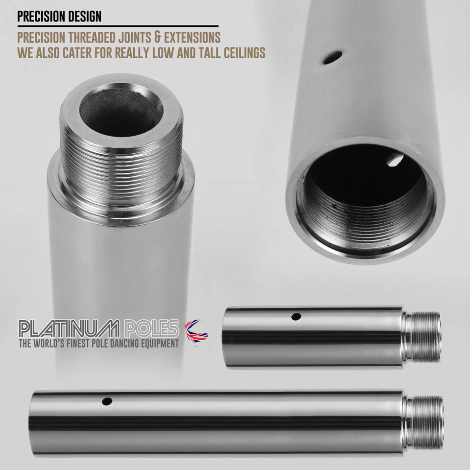 PLATINUM POLES™ 45mm Professional Spinning Pole Dancing Pole - Sport / Fitness - Image 3 of 4