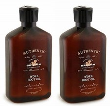 2 x Authentic Griffin Premium Work Boot Oil 8 oz each 16 oz total - NEW