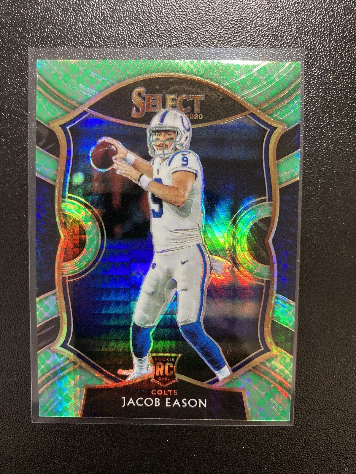 2020 Panini NFL Select Prizm Jacob Eason RC Rookie Concourse Dragon /67 Colts