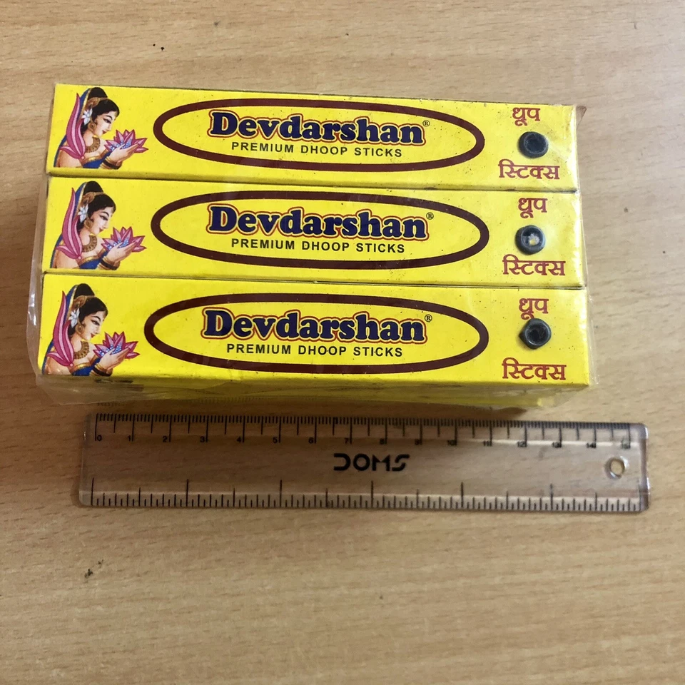 12 Box of 10 sticks120 Sticks Devdarshan Premium Dhoop Incense Sticks  F/S - Image 2 of 4