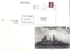 30/6/1977 UK GB Cover. Royal Navy. HMS Blake. Mail Office. H.W.Sheldrake, Essex