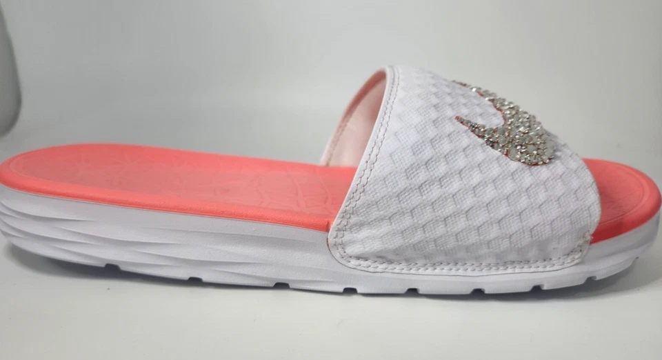 Nike Benassi Solarsoft Slide Cristales de Swarovski Wm Talla 10 - Solo pie derecho Foto 3 de 4