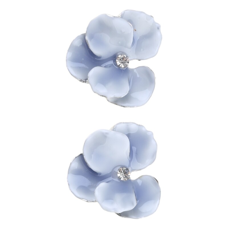 Elegant Flower Pattern Ear Studs for Women