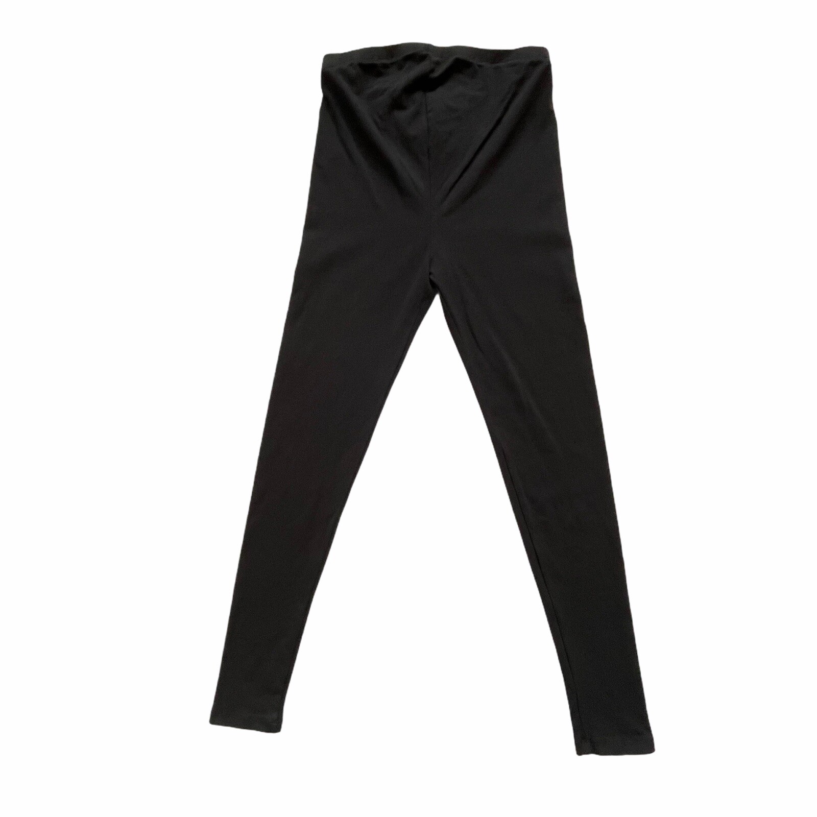 LA Made Maternity Black Stretch Leggings Size S Elastic Waistband NWT